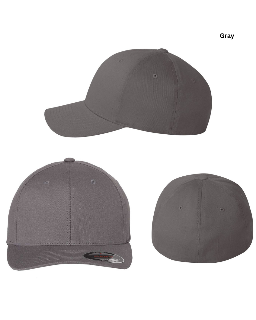 [TEAM NAME] Flexfit Fitted Baseball Cap