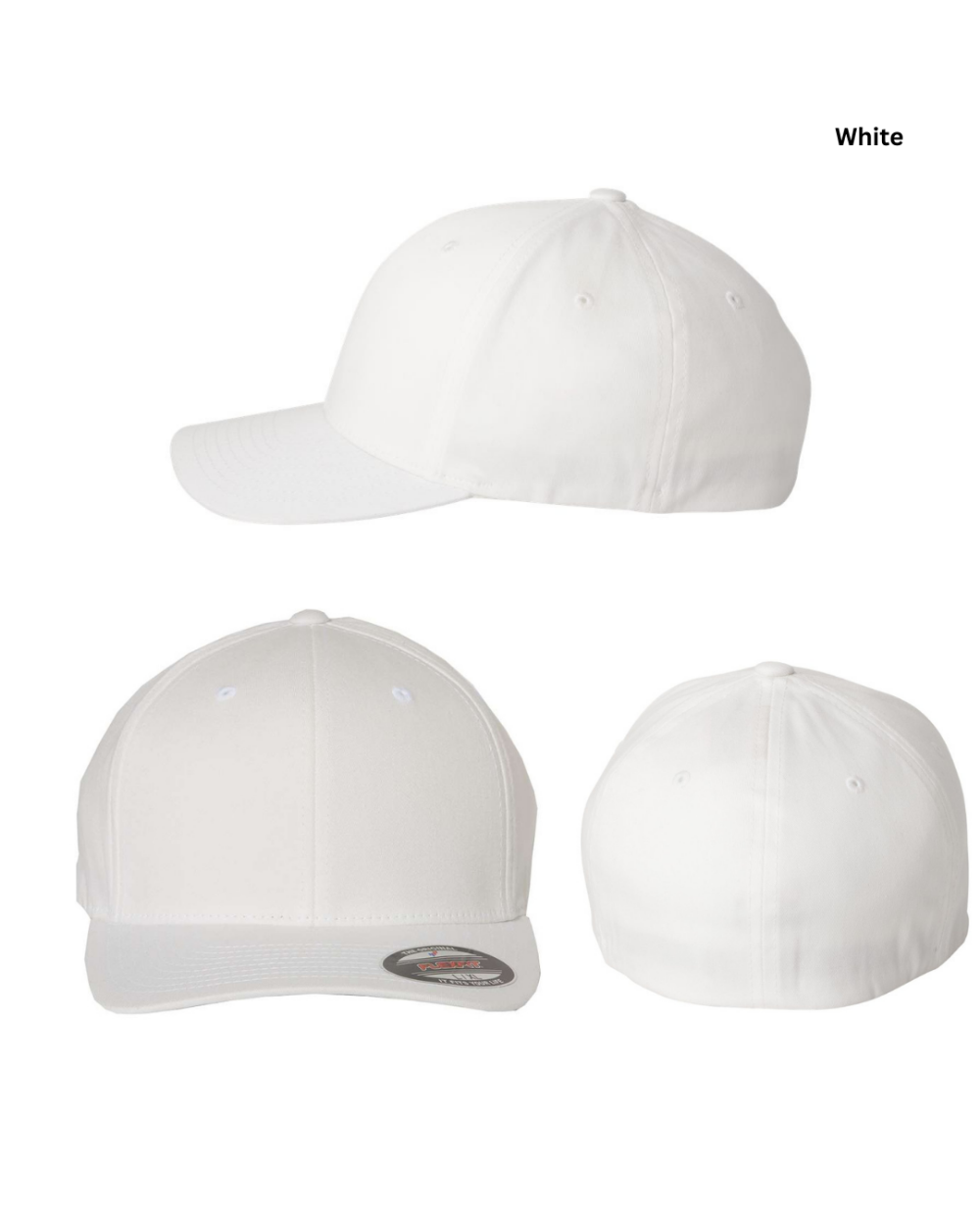 [TEAM NAME] Flexfit Fitted Baseball Cap