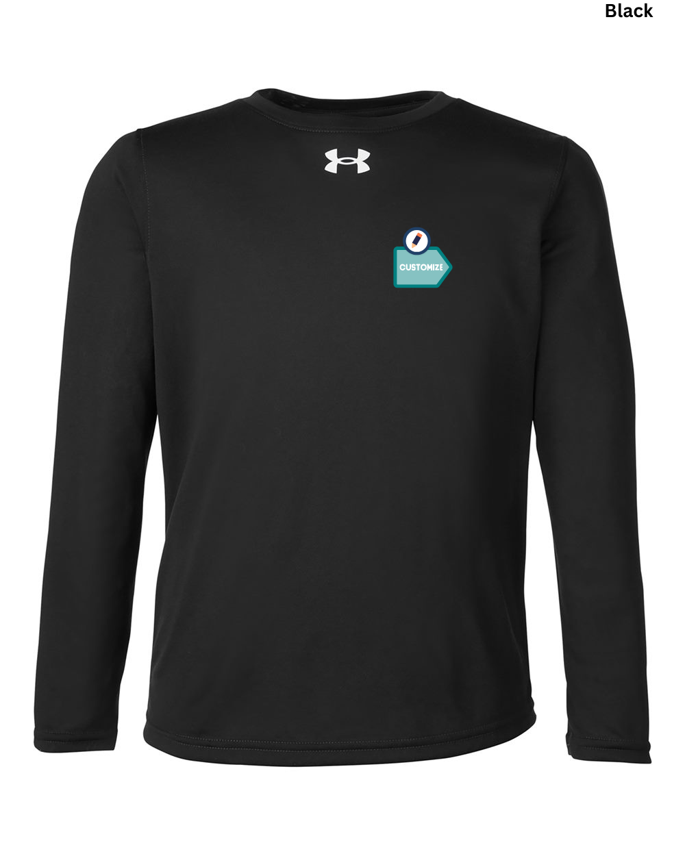 [TEAM NAME] Under Armour Youth Long Sleeve Shirt