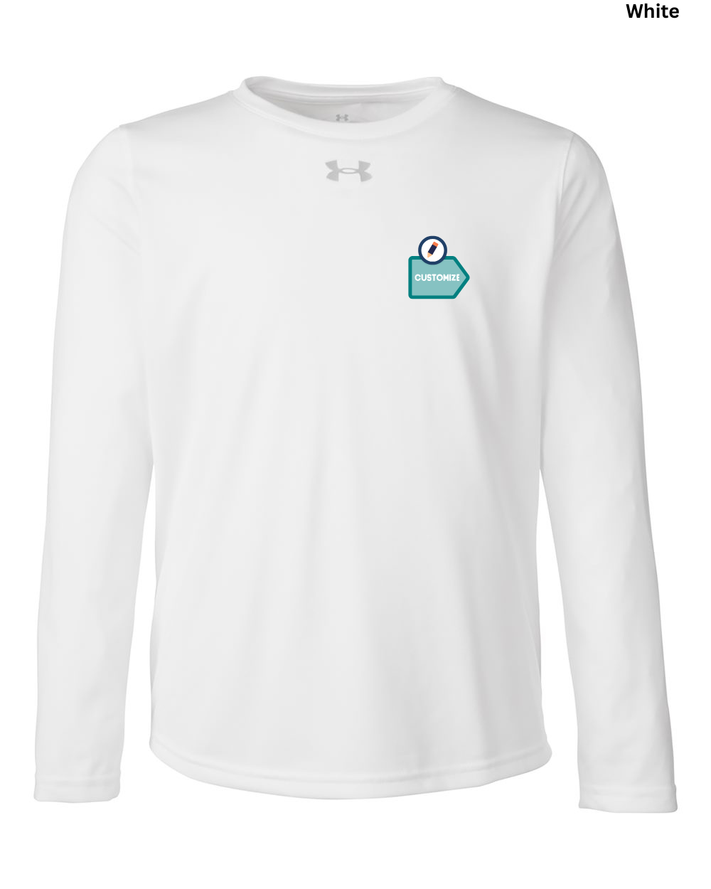 [TEAM NAME] Under Armour Youth Long Sleeve Shirt